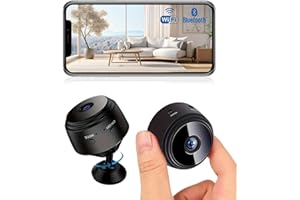 ELSMAOL Mini Spy Camera, Full HD 1080P Night Vision Motion Detection Wireless Secret Camera, Mini Nanny Home Security Surveillance Camera, Micro Small Monitor Video Camera for Indoor