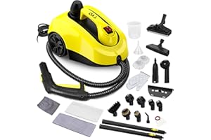 TVD Nettoyeur vapeur pour meubles rembourrés avec câble d'alimentation extra long de 5 m pour vapeur, four, tapis, coussin, canapé, punaises de lit