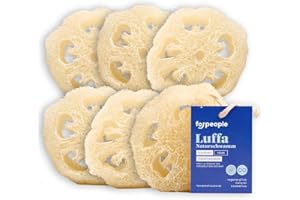 ‎4 PEOPLE WHO CARE forpeople Naturschwamm Luffa 6er Set · Körper Peeling Schwamm aus 100% natürlichem Loofah · Haut Peeling Schwamm für natürliche Körperpflege · Waschschwamm für die Dusche