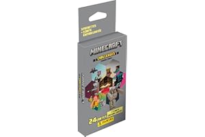 PANINI Minecraft Trading Cards 4 - Challenges Blister 3 Pochettes + 1 Carte édition limitée