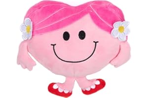 Pioupiou et Merveilles - Monsieur Madame - Peluche Mme Câlin - 22 cm - Toute Douce - en Forme de cœur avec Ses Bras Ouverts, Toujours prêt à Donner des câlins - 16825