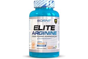 SCENIT REDEFINING YOUR BODY Arginine Musculation - Arginine - Elite Arginine - 2800 mg - 120 capsules végétaliennes - L-Arginine - L Arginine - Preworkout - Pre Workout - Pré workout - Précurseur oxyde nitrique naturel