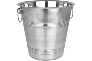 TW24 Sektkühler Edelstahl Wein Champagner Sekt Kühler Weinkühler Eiskübel Flaschenkühler Champagnerkühler