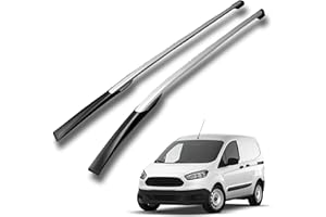 CHROMEMASTER | Les Barres de Toit | Compatibles avec Ford Transit Courier 2014-2023 ; Conçus pour Le Montage de Barres de Toit, de coffres de Toit ou de Porte-vélos | Structure en Aluminium Durable