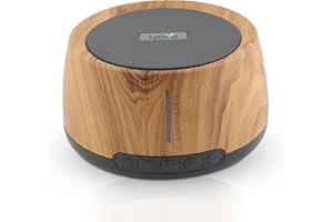 Lyknya - Maquina Ruido Blanco Bebe, Maquina de Ruido blanco bebe con 30 sonidos relajantes, incluyendo ruido blanco y sonidos naturales, Máquina de ruido blanco bebe portatil con Bluetooth