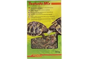 Lucky Reptile Testudo Mix 80g - Alimento para Tortugas Terrestres Con Flores y Hierbas Secas - Abundante Fibra Cruda y Minerales - Para Tortugas Terrestres Europeas
