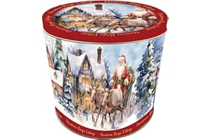 GENERIC Gran Ducale Italia Original Classic Panettone 1kg in Christmas Scene Art Tin