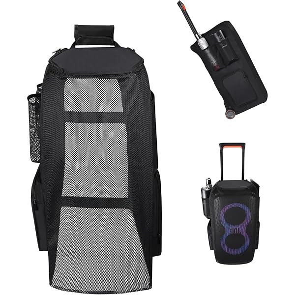 JiangJiangBao Étui Pour Haut-Parleur Bluetooth Tribits StormBox Blast 2/StormBox Blast Et Accessoires, Sac De Transport Avec Bandoulière, Résistant à
