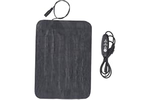 TOPIKY Seedling Heat Mat, 3 Gear Temperature Adjustment Warm Hydroponic Heating Pad, PU Leather Hydroponic Plant Heating Pad for Germination, Indoor Gardening, Greenhouse (1522)