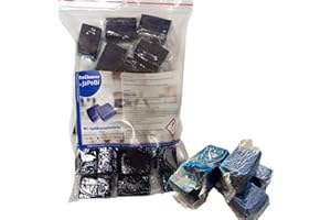 ‎JAPEBI 23 WC - Wasserkastenwürfel Spülkasten-Würfel Reinigungs-Tabs blue, 50g