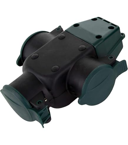 Adattatore Prese Sol-tec Presetta Tripla Con 3 Prese EU, 250V 16A