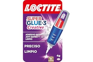 Loctite Super Glue-3 Creative Pen, adhesivo transparente con forma de bolígrafo, pegamento instantáneo y universal antigoteo, fácil de usar y de gran precisión, 1x4 g, El embalaje puede variar