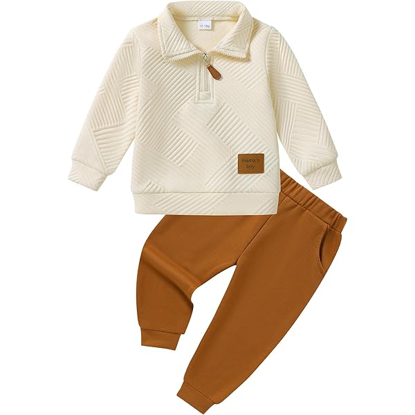 Toddler Baby Boy Clothes Set Long Sleeve Sweatshirt Top - Portugal