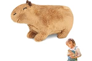BGTLJKD Giocattolo Peluche Capibara, Cutogain Capybara Peluche Simulazione Peluche Animale Capibara Capybara Giocattolo Bambole Cuscino in Peluche Capibara Regalo per Bambini e Amici