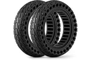 BABEJIA 2PCS Pneu Plein 10x2.50-6.5 Trottinette Electrique, 60/70-6.5 Pnue en Caoutchouc Trottinette Electrique, Pneu pour Ninebot G30/G30D/G30E/G30E/G30LP/G30D II/G30 Max