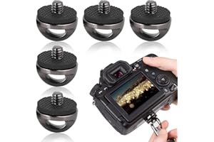 XOXVURI 1/4 Zoll Kamera-Adapter, Adapter-Schraube Für Kameragurt 1/4 Zoll, 1/4 Kamera, Stativgewinde Befestigung, öse Kamera, 1/4 öse, Kameraadapter, Kameraplatte öse, Schraubhalterung Kamera, 5 Stück