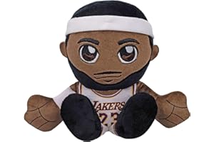 Bleacher Creatures Los Angeles Lakers Lebron James 8" NBA Kuricha Sitting Plush - Soft Chibi Inspired NBA Superstar
