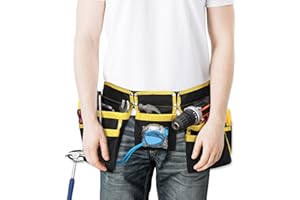 TUHNHGD Cinturon Herramientas, Porta Herramientas Cintura, RiñOnera Herramientas, CinturóN Herramientas, Cinturon Electricista, Cinturon Herramientas Electricista (1)