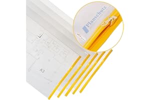 AXIS LINE Lot de 10 pochettes de protection en différentes tailles (320 x 440 mm, format A3).