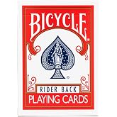 Bicycle 807 Classic Box Rider Back Standard Index, 1 Deck, Blue or Red