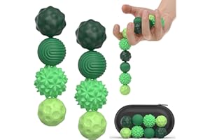 AOTBLCER Magnetic Balls Fidget Toys for Adults&Teens, 8Pcs Silicone Sensory Stress Relief Toys with Autism, ADHD, Anxiety, Quiet Executive Desk Fidget Balls,Stocking Fillers for Teenage Girls Women Gifts