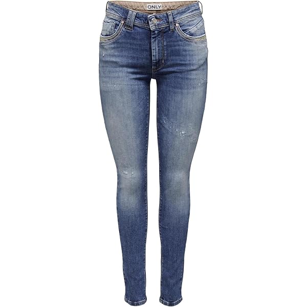 ONLY Petite ONLROYAL CARGO - Jeans Skinny Fit - dark blue denim/blu scuro