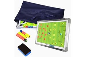 PhantomSky Grande Élégant Pratique Tableau de Magnétique de Conseil Tactics de d'entraînement Football Portable Professionnel