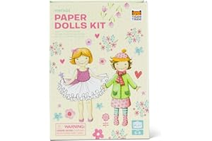 Tiger Tribe Vintage Paper Dolls Arts and Crafts for Kids