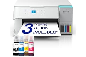 Epson Ecotank ET-2956 Home Printer with Air Print, Dual Band WiFi and 3 Years of Ink, White