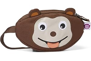 Affenzahn Torba biodrowa dla dzieci w przedszkolu, Zęby małpy - brązowy, Einheitsgröße, Nowoczesny