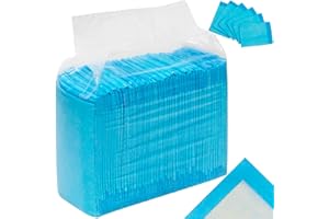 ISO TRADE Absorbierende Trainingsunterlagen 50St. Zellstoff 60x45cm 5-Lagig 400ml Saugfähig Wasserdicht 6679