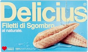 Delicius Filetti di Sgombro al Naturale 125g