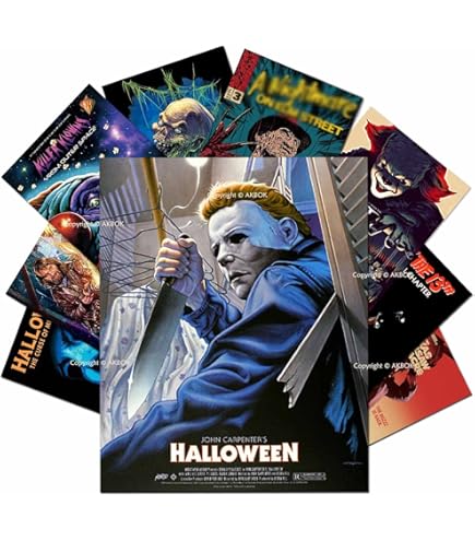 ミュージシャン WACKO MARIA Retro Horror Poster ArtPrint Friday The 13th Jason Voorhees Movie Print Poster Mondo