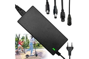SKJJL Chargeur Overboard, Adaptateur dalimentation pour Trottinette, 42V 2A Chargeur Trotinette Electrique, Chargeur Velo Electrique