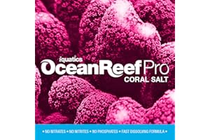 iQuatics Ocean Reef Pro Coral Salt – 10KG Refill | Advanced Synthetic Formula | Fast-Dissolving, Residue-Free | Perfect Element Balance for Reef Aquariums | Enhances Coral Growth & Vibrancy