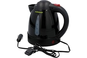 ALL RIDE Motorola Nursery Dunlop Kettle 12 Volt 0.8 litres / 12 V Suitable for Cars, Mobile Homes, Boats with 12 Volt Connection