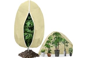 Lohofrnny Housse Hivernage Plante, Voile Hivernage Plante Extérieur 80g/m², Housse d’Hivernage avec Motif de Noël, Protection Contre Froid et Gel, Réutilisable (120x180cm, 1pcs)