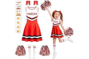DiULi Pompom Girl Barn, Pompom kostym kostym