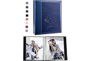 Miaikoe Petit album photo 10 x 15 cm, 2 paquets, chaque paquet contient 50 images verticales, à glisser dans les albums photo à chargement par le haut de 10 x 15 cm pour le stockage d'œuvres d'art ou