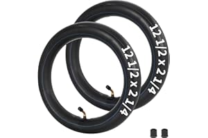 RUTU 12 1/2 x 2 1/4 Inner Tube Replacement for Most Electric Scooters, Mini dirt bike, Pocket Bike, Baby Stroller Tire Tubes