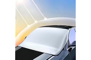 CaiTang Copertura per Parabrezza Dell’auto, Anti-UV, Anti-Ghiaccio e Anti-Gelo, Pellicola di Protezione Compatibile con Veicoli, Parabrezza Auto Magnetico, Applicabile Tutto L'Anno