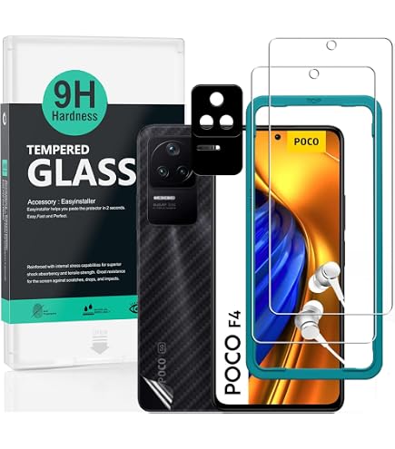 Vetro Temperato per Xiaomi Poco F4 GTPellicola Protettiva, [3 Pezzi] Copertura Completa Pellicola Protettiva Protezione Schermo, 9H Durezza, Alta Trasparente, Nessuna Bolla, Anti-Impronte
