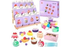 BuntWunder Arcilla Polimerica Secado al Aire, 48 piezas Plastilina Arcilla Para Modelar, 12 Cajas Pasta Modelar Secado al Aire con Tutorial Ilustrado y Herramientas, Regalo para Niños y Niñas