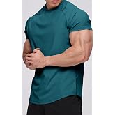 Ghassy Co. Erkek Running Sports Reglan Oval Kesim Penye T-shirt