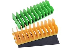 LEONTOOL 2 Pack Plier Organizer Rack 10-Slot Plier Holder Cutter Organizers with Non-Slip Rubber Base, Extendable Design Pliers Rack Tools Box Organizer Tool Drawer Organizers, Tools Storage Box Racks