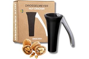 ‎DROSSELMEYER Design Nussknacker Effektiv auf alle Größen von Nüssen mit minimalem Aufwand - Heavy Duty Walnussknacker - Sehr stark und robust - Entworfen und hergestellt in Schweden