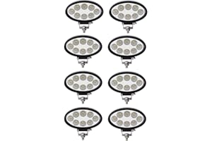 AB1 flexzon 8x 24W LED Work Light Oval Flood Driving Lamp Offroad Light Bar SUV Truck 4X4