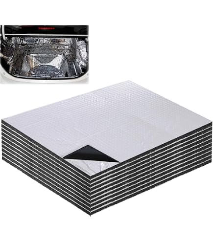 Alubutyl 2 Mm Dempingsmatten – 6 Stuks Zelfklevend, 40x25 Cm, Aluminiumfolie + Butyl, Voor Geluidsisolatie In Auto En Camper