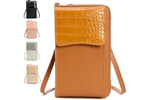GoPaw Mini Sac à Bandoulière pour Téléphone Portable, En Cuir Porte Monnaie Téléphone Portable pour femmes, Petit Sac Bandoulière Femme, Petit sac à bandoulière pour femme