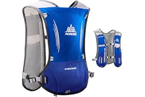 HINATAA Leichter Trinkrucksack zum Laufen, 5 l, 190 g, Laufweste für Damen und Herren, zum Radfahren, Laufen, Klettern, Wandern